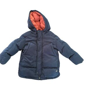 Zara kids blue Parka winter jacket 3-4 year’s